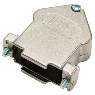 MH Connectors Zinc Angled D-Sub Backshell 15 Contacts Nickel Plated Housing MHDU45 