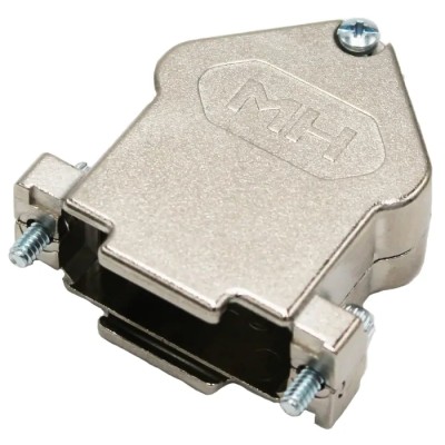 MH Connectors Zinc Angled D-Sub Backshell 15 Contacts Nickel Plated Housing MHDU45 