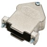 MH Connectors Zinc Angled D-Sub Backshell 15 Contacts Nickel Plated Housing MHDU45