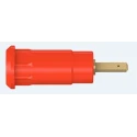 Staubli Red Female Banana Socket 2 mm Connector Press Fit Termination 600V 10A Gold Plating 65.9099-22