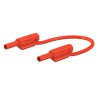 Staubli Connector Test Lead 10A, 600V, Red, 1 m Lead Length 65.9179-100-22