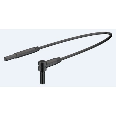 Staubli Connector Test Lead 10A, 600V, Black, 1 m Lead Length 65.9577-100-21