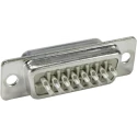 HARTING SV TSDC 15 Way Straight Panel Mount D-Sub Connector Male 1.0kV 7.5A Fibreglass Reinforced Thermoplastic 09670155615