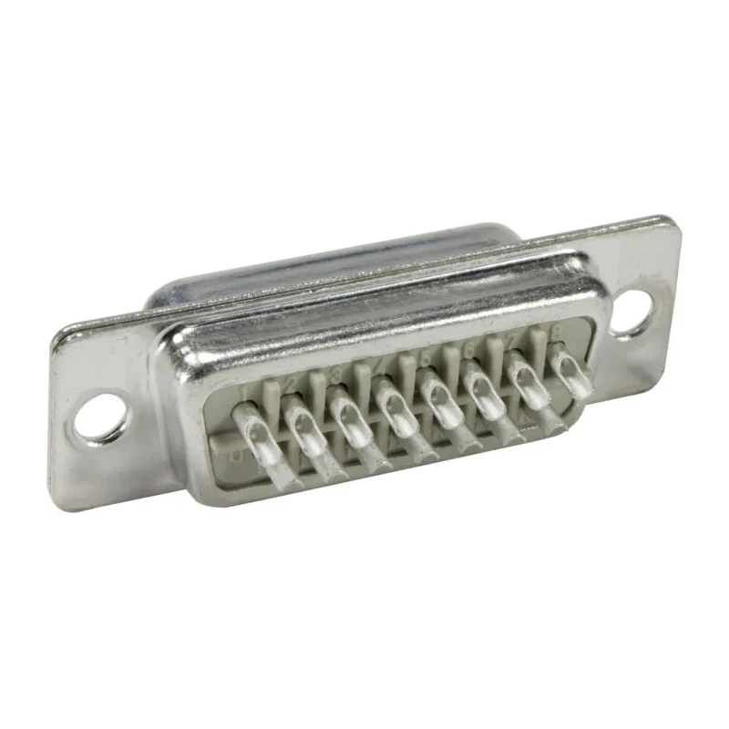 HARTING SV TSDC 15 Way Straight Panel Mount D-Sub Connector Male 1.0kV 7.5A Fibreglass Reinforced Thermoplastic 09670155615
