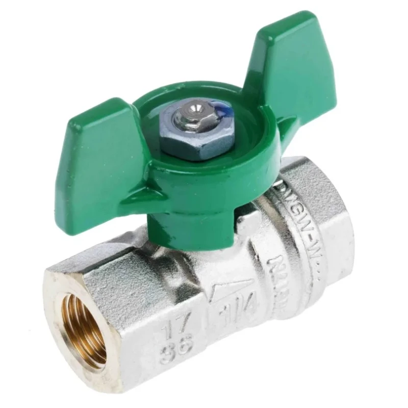 RS PRO Brass Ball Valve 1/4 to 2 in, Steel Handle, S84 Series 141-7721