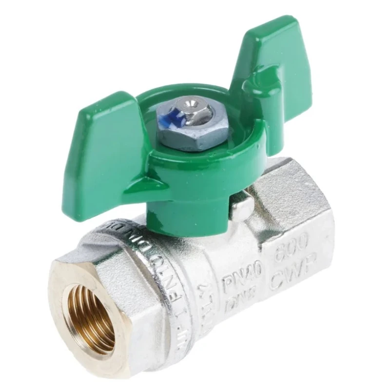 RS PRO Brass Ball Valve 1/4 to 2 in, Steel Handle, S84 Series 141-7721