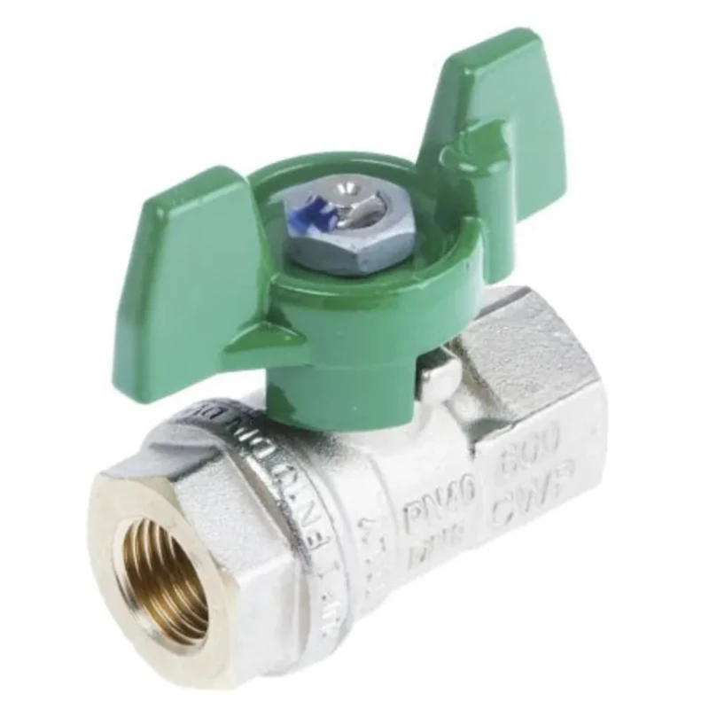 RS PRO Brass Ball Valve 1/4 to 2 in, Steel Handle, S84 Series 141-7721