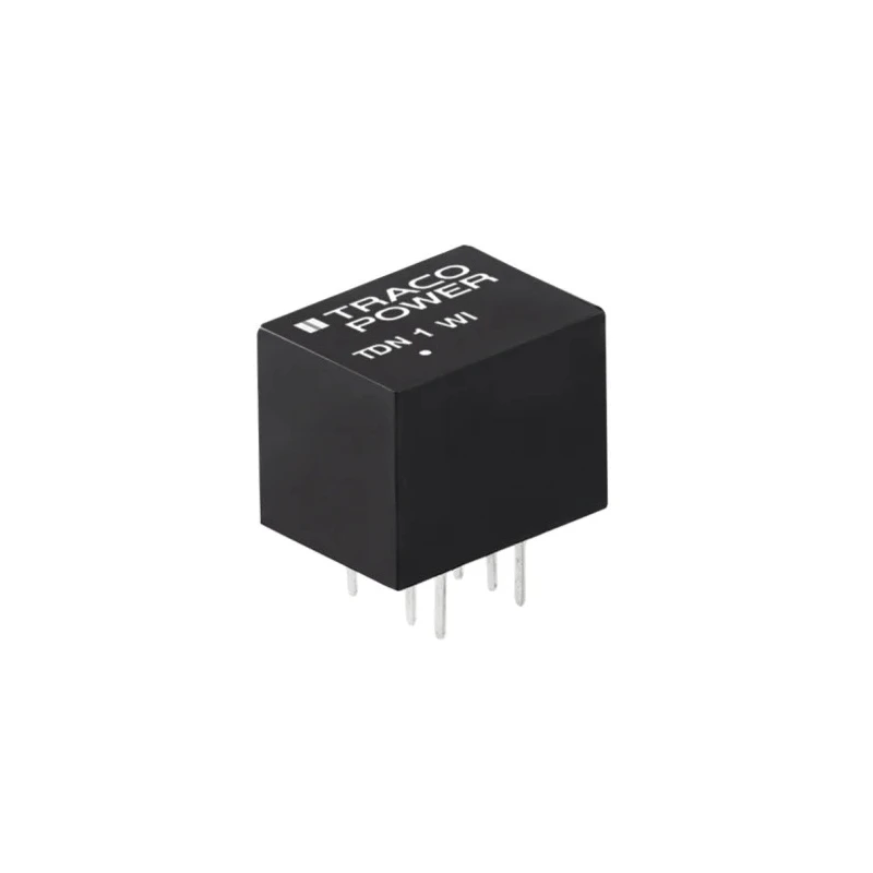 TRACOPOWER TDN 1-1222WI 1W PCB Mount DC/DC Converter Dual Output ±12V 45mA Input 4.5-18V 90°C Max Temp DIP Package