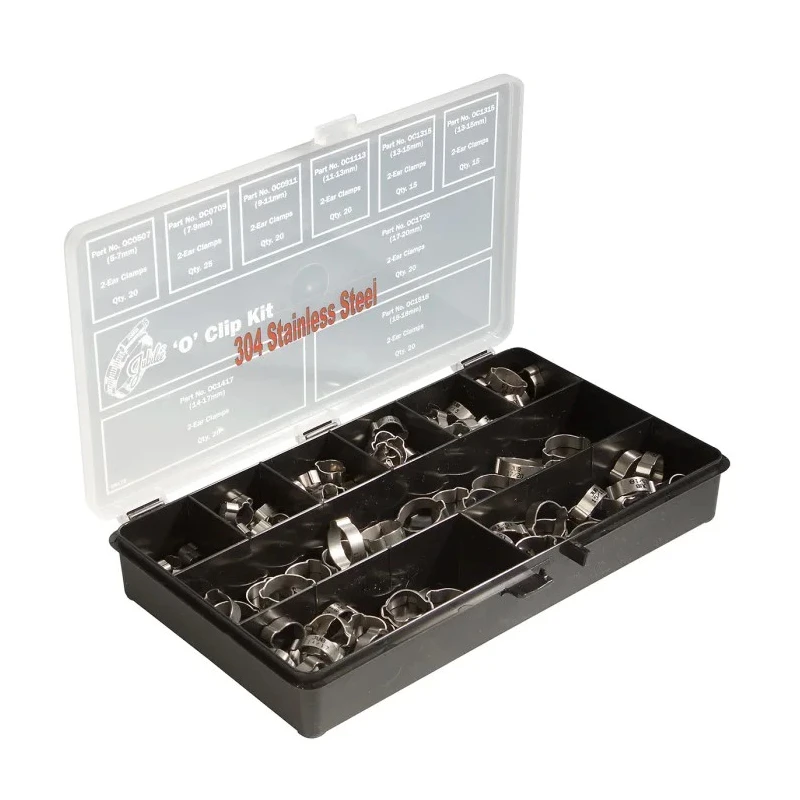 Jubilee Stainless Steel Hose and Jubilee Clip Kit 5mm to 20mm OK175SS