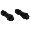 RS PRO Circular Connector, Miniature Cable Mount, 2 Contacts, Plug & Socket, Male and Female, Threaded Mating 144-0627