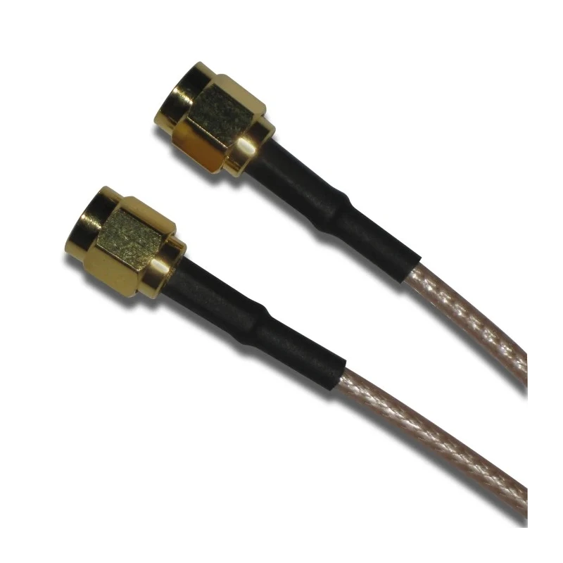 Amphenol RF SMA Series 610 mm RG316 Coaxial Cable 50 Ω Black Terminated 