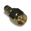 Amphenol RF SMA Series Coaxial Connector Cable Male SMA, 50 Ω, Straight Body Crimp 132195