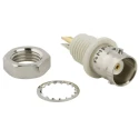 Amphenol RF BNC Series Coaxial Connector Panel Mount Female BNC 50 Ω Straight Body Solder 031-10-RFXG1