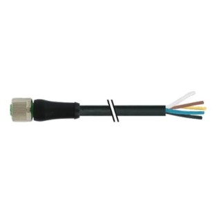 Murrelektronik Limited Female 5 way M12 Straight to Unterminated Power Cable 3m 7000-P4221-P040300