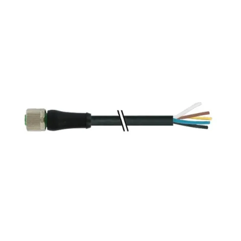 Murrelektronik Limited Female 5 way M12 Straight to Unterminated Power Cable 3m 7000-P4221-P040300