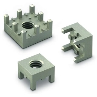 Wurth Elektronik Vertical Brass Screw Terminal, 50A, 2.54mm Pitch, M4 Screw Size, REDCUBE Series 74650074R