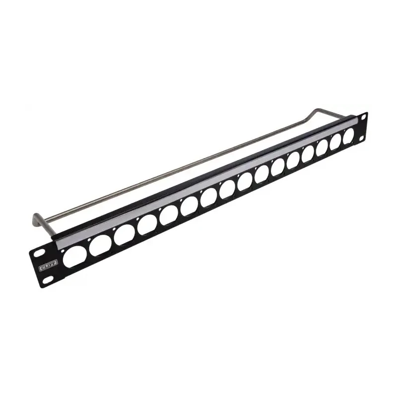 RS PRO Audio/Video 16 Port XLR Patch Panel Steel 1U Rack Height 143-8917