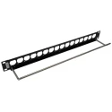 RS PRO Audio/Video 16 Port XLR Patch Panel Steel 1U Rack Height 143-8917