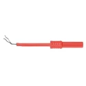Schutzinger Red Female Test Socket, 4 mm Connector, Solder Termination, 600V, 1A, Nickel Plating ZPK 8188 Ni / RT