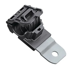 HellermannTyton Black Polyamide 66 Cable Clamp 19.5 mm Max. Bundle Diameter Screw 151-01440 RCB180SM8-PA66HIRHSUV/ST/ZN-BK