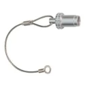 LEMO 200 Male Cable Seal IP68 Rated with Chrome Finish Brass 