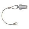 LEMO 200 Male Cable Seal IP68 Rated with Chrome Finish Brass