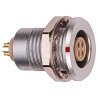 LEMO Circular Connector, 14 Contacts, Panel Mount, M12 Connector, Socket, Female, IP68, Brass Housing EGG.1T.314.CLL