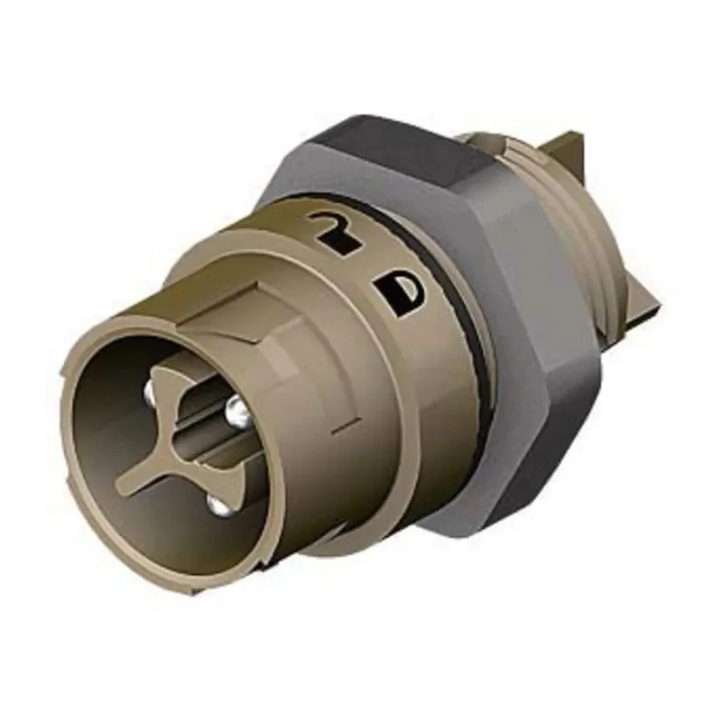 Wieland RST MINI Series Panel Mount Mini Connector Male Screw 3-Pole 16A 120V IP69 IP68 IP66 46.032.5050.4