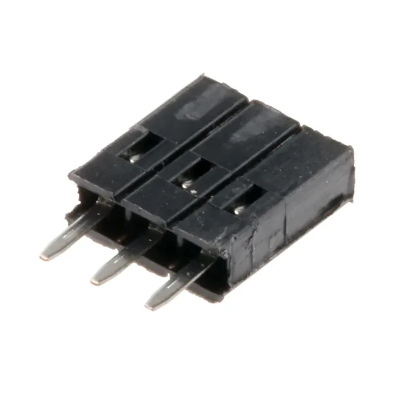 RS PRO Straight Through Hole PCB Socket 3-Contact 1 Row 2.54 mm Pitch Solder 251-8187