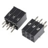 RS PRO Straight Through Hole PCB Socket 6-Contact 2 Row 2.54 mm Pitch Solder W34821xxTHTRC