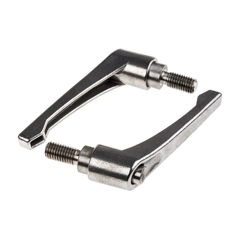 RS PRO Stainless Steel Clamping Lever M12 Thread Size, 25 mm Thread Length, 92 mm Handle Length 144-3618