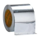 3M Non-Conductive Metallic Tape Soft Aluminium Foil 100mm Width x 50m Length Rubber Adhesive 70°C Max 1436 100MMX50M