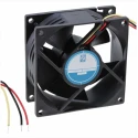 RS PRO OD8032 Series Axial Fan, 24V DC, 94.3 m³/h Air Flow, 4.32 W, IP55, Ball Bearing, 80 mm Frame OD8032 144-4130