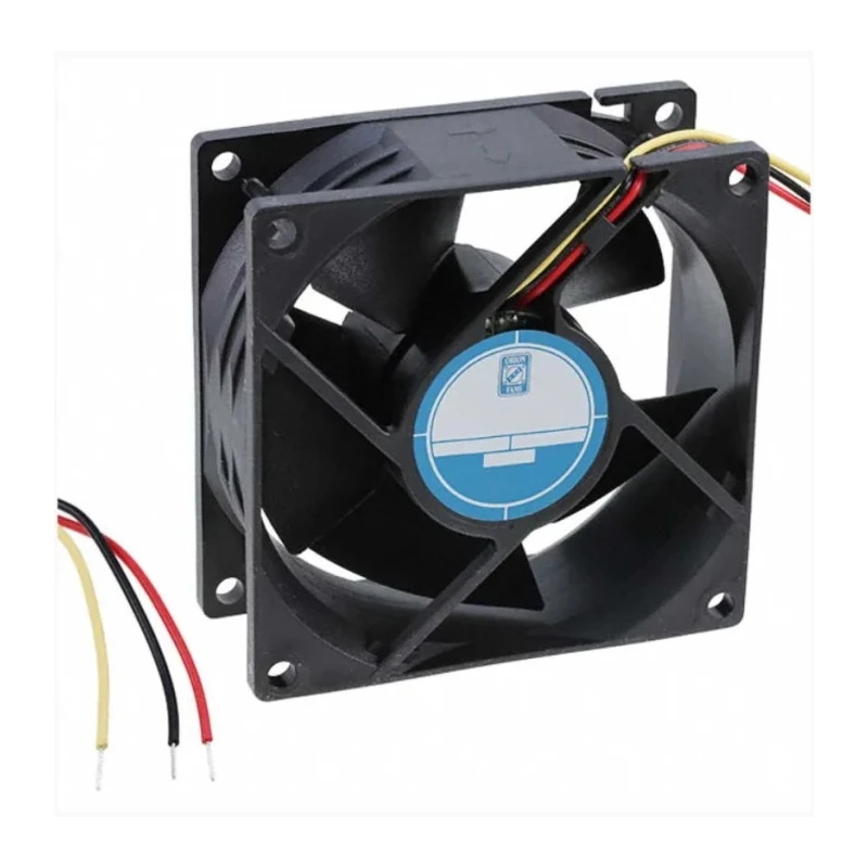 RS PRO OD8032 Series Axial Fan, 24V DC, 94.3 m³/h Air Flow, 4.32 W, IP55, Ball Bearing, 80 mm Frame OD8032 144-4130