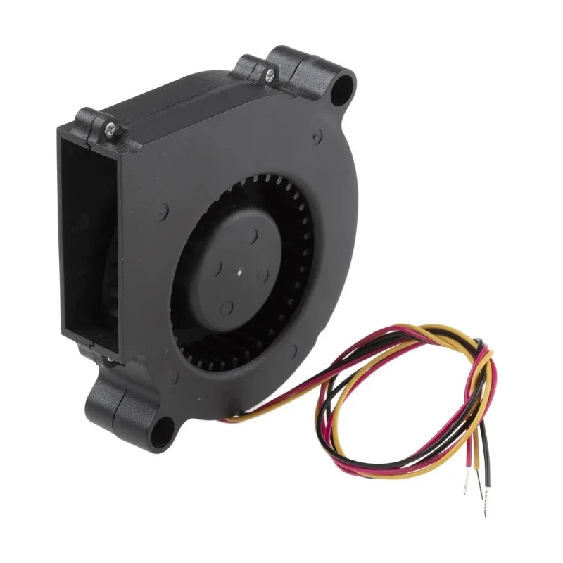 RS PRO Blower Centrifugal Fan 12V DC 7.45 CFM Brushless Dual Ball Bearing 5000 RPM 60 mm x 15 mm x 60 mm 144-4137