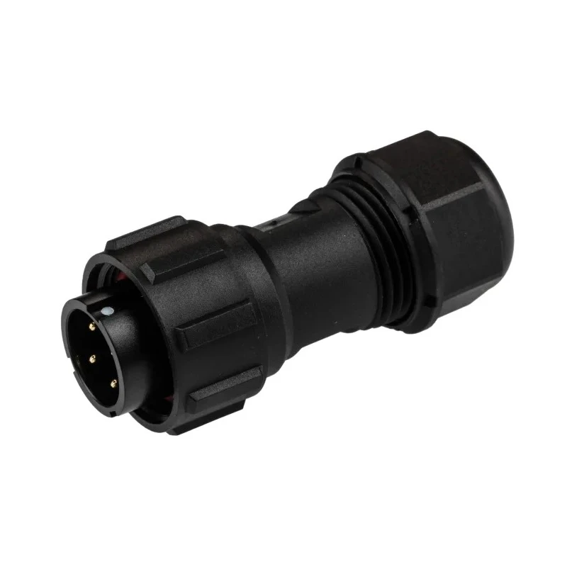 RS PRO Circular Connector, 4 Contacts, Cable Mount, Standard Size, Plug Male, IP68, Threaded Mating, 500V, 5A, SP17 144-4188
