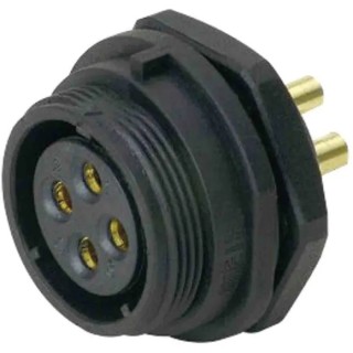 RS PRO Industrial Circular Connector 9 Contacts Front Mount Socket Female IP68 400V 5A SP21 Series 144-4200