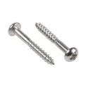 RS PRO Wood Screw Pozidriv Round Head Stainless Steel Metric Thread 30 mm Length 144-3517