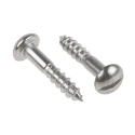 RS PRO Slot Round Stainless Steel Wood Screw Metric Thread 20 mm Length 144-3530