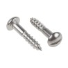 RS PRO Slot Round Stainless Steel Wood Screw Metric Thread 20 mm Length 144-3530