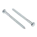 RS PRO Coach Screw Steel Bright Zinc M8 x 100 mm Hex Head DIN 571 144-3538