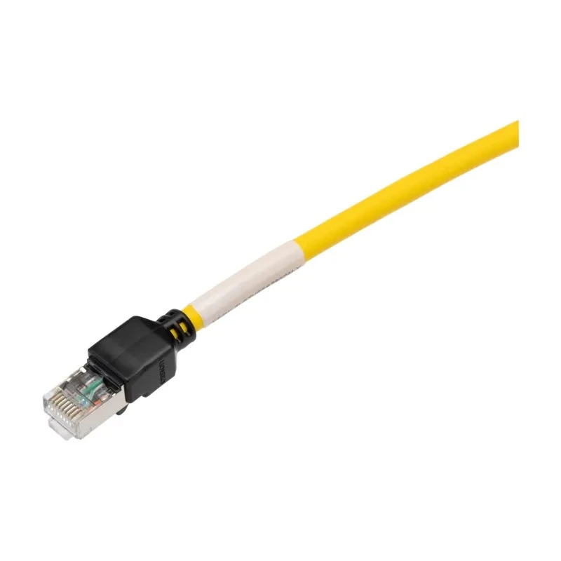 Omron Cat6a Shielded Screened Ethernet Cable 8 Core Low Smoke Zero Halogen Yellow 7.5 m XS6W-6LSZH8SS750CM-Y