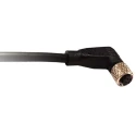 Bulgin Sensor Actuator Cable M5 Series Female 4 Way Right Angle to Unterminated 34 Way, 1m Length PXPTPU05RAF04ACL010PUR