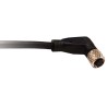 Bulgin Sensor Actuator Cable M5 Series Female 4 Way Right Angle to Unterminated 34 Way, 1m Length PXPTPU05RAF04ACL010PUR