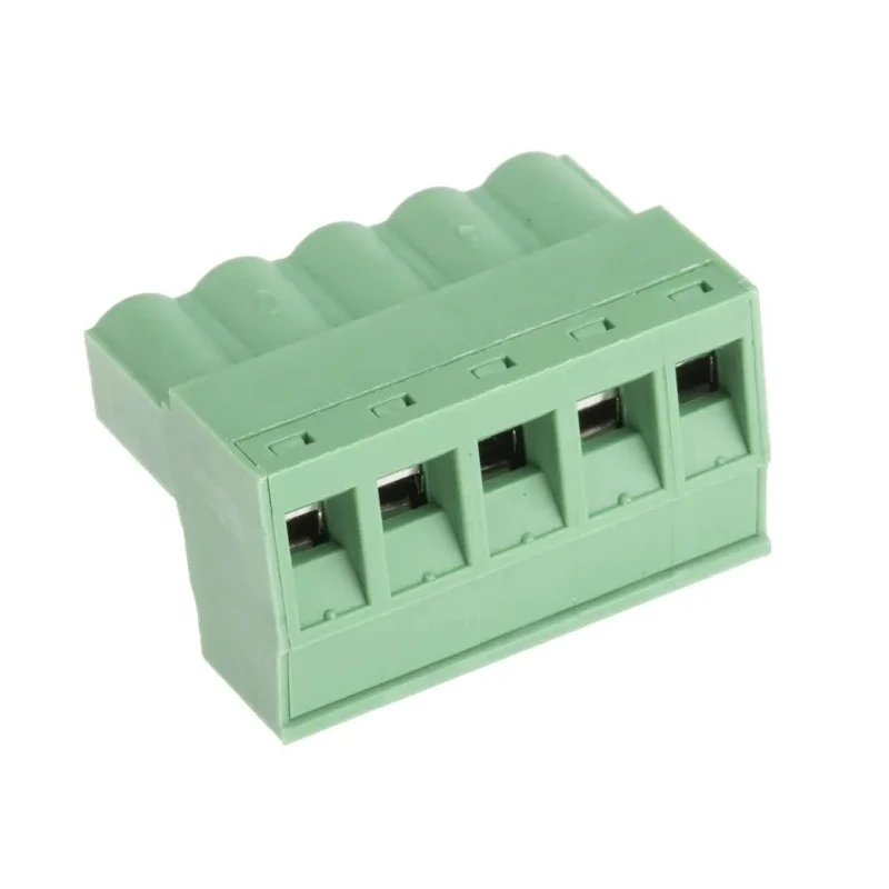 RS PRO 5-Contact Pluggable Terminal Block, 5.08 mm Pitch, 1 Row, Nylon Housing, 450V CTBP9208