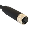 Bulgin Sensor Actuator Cable M8 Series Female Straight to Unterminated 5 Way Free End, 1 m PXPTPU08FBF05BCL010PUR