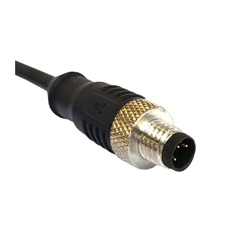 Bulgin Sensor Actuator Cable Male 5 Way Straight to Unterminated 3 Way Free End Polyurethane Jacket PXPPVC12FIM05ACL010PVC