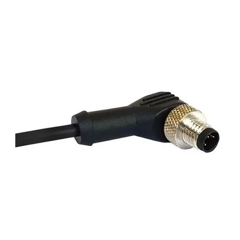 Bulgin Male 12 Way Right Angle to 12 Way Unterminated Sensor Actuator Cable 1m PXPTPU12RAM12ACL010PUR