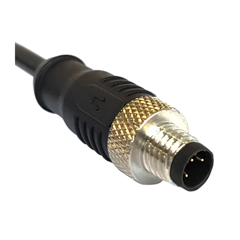 Bulgin Male 5 Way Straight to Unterminated 3 Way Free End Sensor Actuator Cable 1 m PXPTPU12FIM05BCL010PUR