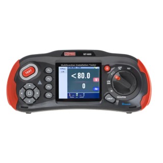 RS PRO Multifunction Installation Tester with 1000V Insulation and Earth Resistance Measurement WiFi Bluetooth MT-6600